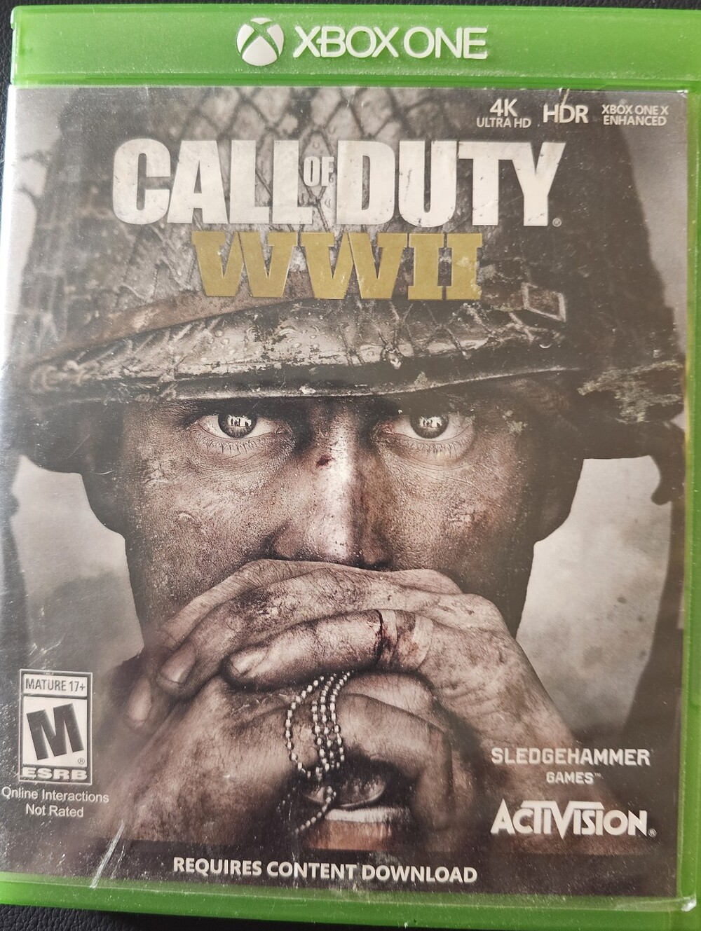 XBOX one CALL OF DUTY WWII